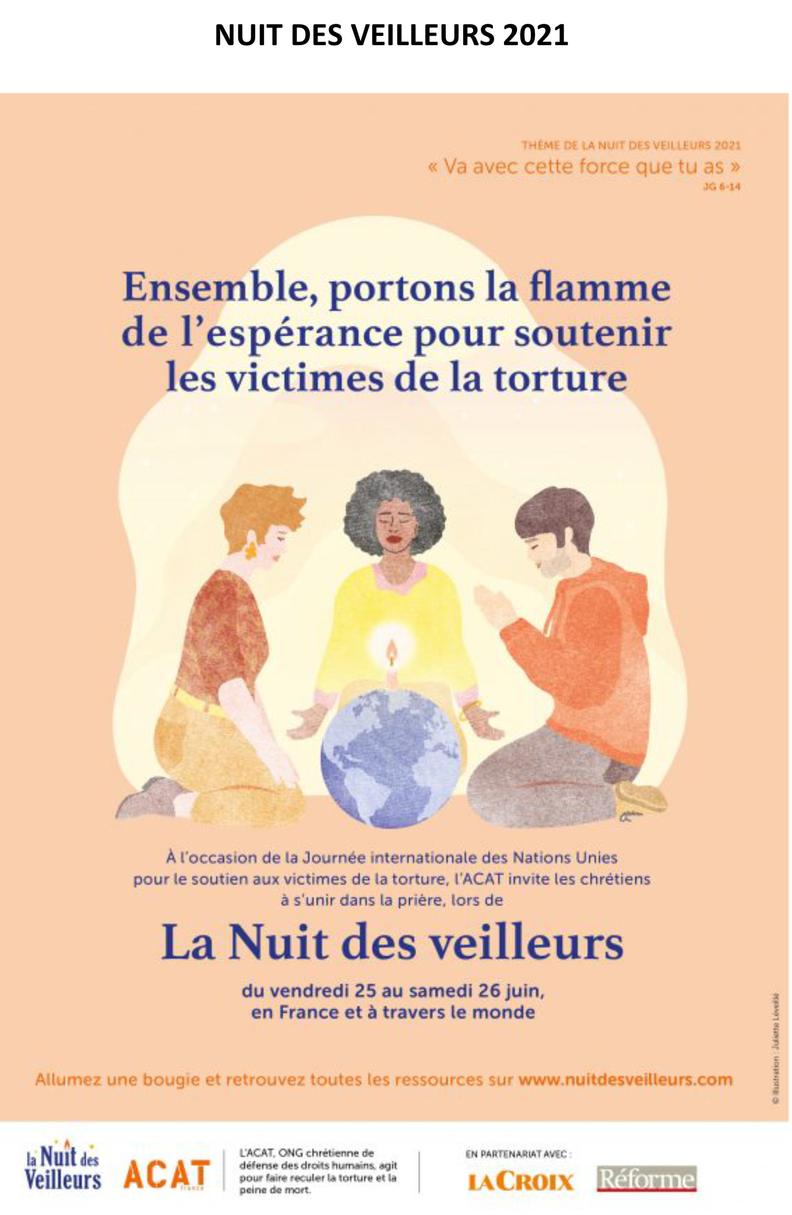 ACAT NUIT DES VEILLEURS du 25 au 26 juin 2021