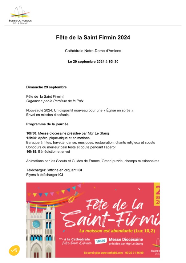 Fête de la Saint Firmin